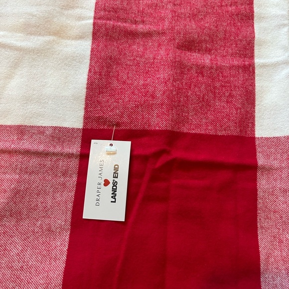 NWT 2 Draper James lands end flannel 100% cotton standard pillow shams - Picture 3 of 4